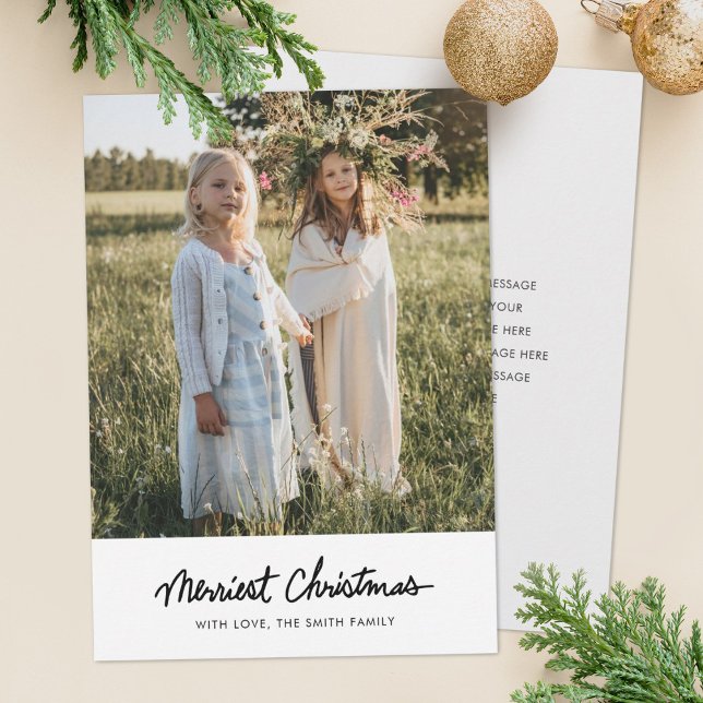 Simple Minimalist Christmas Holiday card (Creator Uploaded)