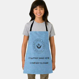 Simple Minimalist Custom Business Logo Name Apron