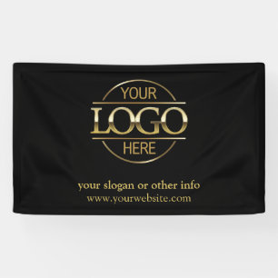 Simple Minimalist Custom Business Logo Promotional Banner