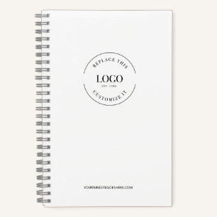 Simple Minimalist Custom Logo Branded journal