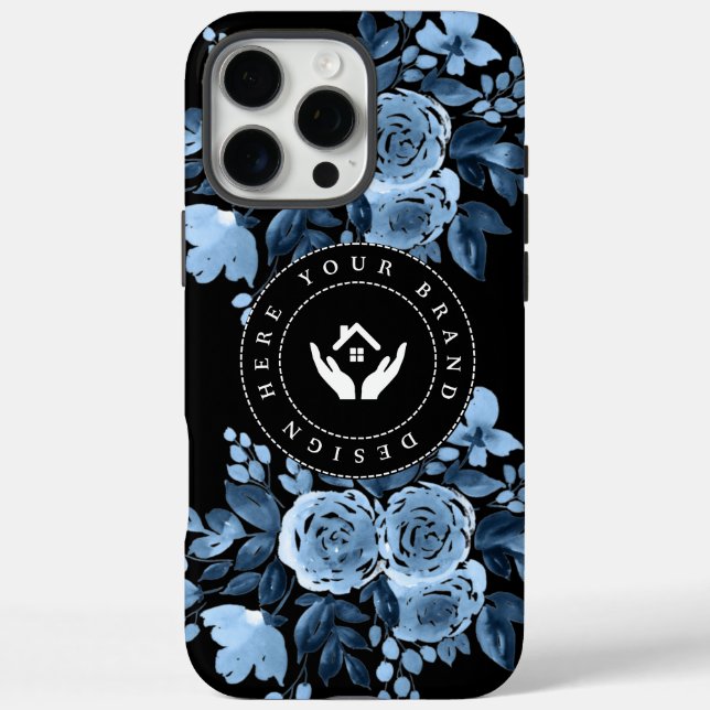 Simple Minimalist Custom Logo iPhone / iPad case (Back)