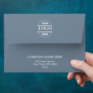 Simple Minimalist Custom Logo & Text Envelope