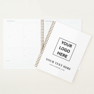 Simple Minimalist Custom Logo & Text Promotional Planner