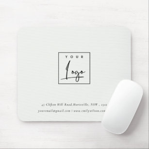 Simple Minimalist Custom Promotional Business Logo Mouse Pad