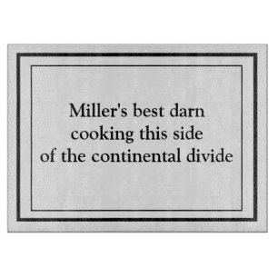 Simple Minimalist Design Cutting Board