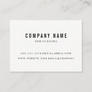 Simple Minimalist Discount Card