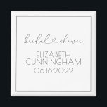 Simple Minimalist Elegant Chic Heart Bridal Shower Magnet<br><div class="desc">This simple and modern design is composed of sans serif and playful cursive typography with doodle hearts. Perfect for wedding bridal shower party favours.</div>