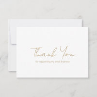 Simple Minimalist Elegant Modern Gold Business