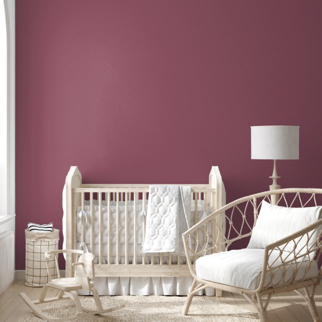 Simple Minimalist Elegant Plain Maroon Wallpaper (Kids)