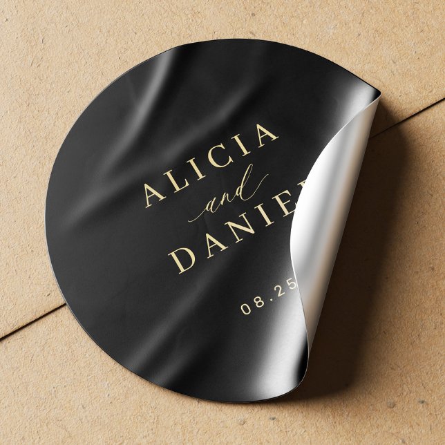 Simple minimalist elegant wedding envelope seal (Creator Uploaded)