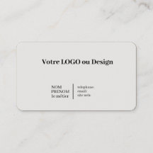 Simple minimalist lawyer business card