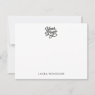 Simple Minimalist Logo Name Card