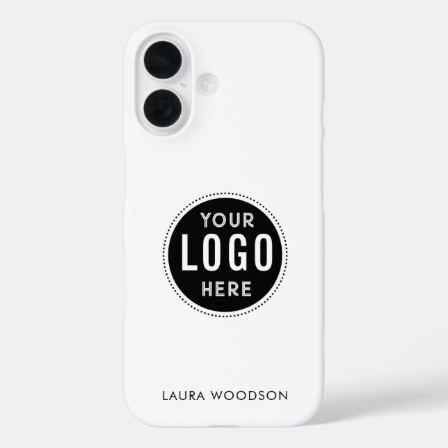 Simple Minimalist Logo Name  Case-Mate iPhone Case (Back)