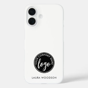 Simple Minimalist Logo Name  iPhone 16 Case
