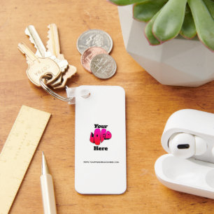 Simple Minimalist Logo Promotional Business Key Ring
