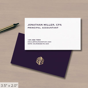 Simple Minimalist Luxe Business Card