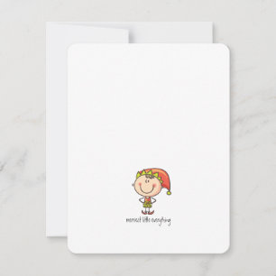 Simple Minimalist Merry Everything Happy New Year Holiday Card