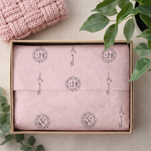 Simple Minimalist Modern Light Pink Tissue Paper (Creator Uploaded)