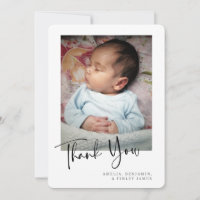 Simple Minimalist Newborn Baby Photo 