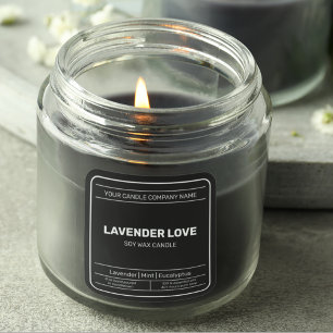 Simple Minimalist Packaging Candle Cosmetics Label