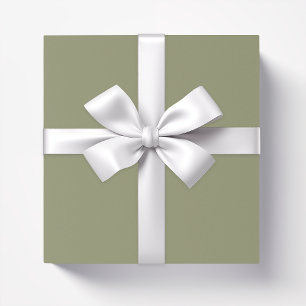 Simple minimalist pastel sage wrapping paper