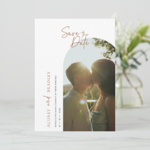 Simple Minimalist Photo   Elegant Wedding  Invitation