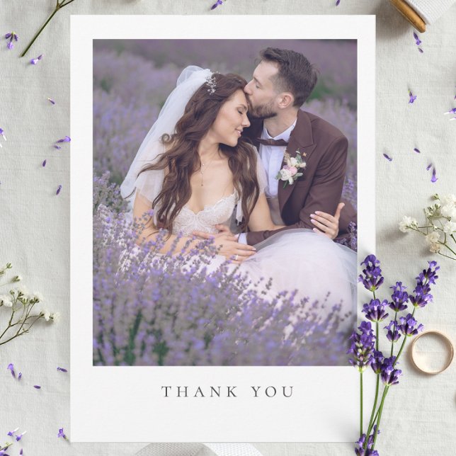 Simple Minimalist Photo Wedding message Thank you  (Creator Uploaded)