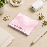 Simple Minimalist Pink Watercolor Personalised