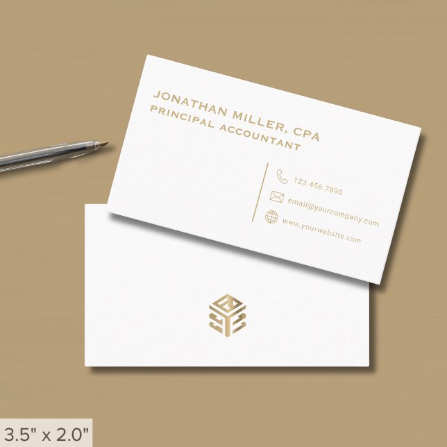 Simple Minimalist Professional  Business Card (Creator Uploaded)