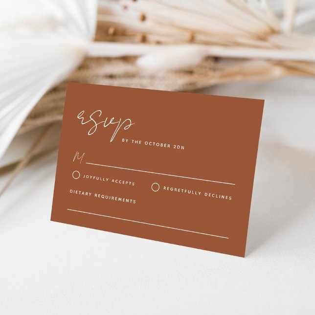 Simple Minimalist RSVP Card (Creator Uploaded)