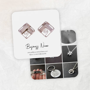 Simple Minimalist Stud Earring Display Card