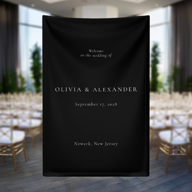 Simple Minimalist Wedding Welcome Banner (Creator Uploaded)