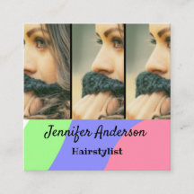 simple minimalistic add your photo text hairstylis