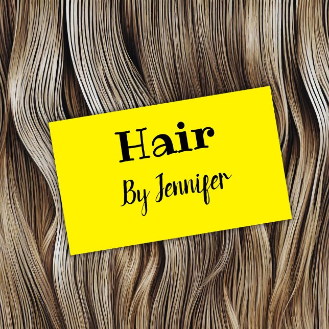 simple minimalistic custom logo white hairstylist  business card (Creator Uploaded)