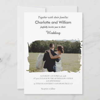 Simple Minimalistic Wedding Invitation