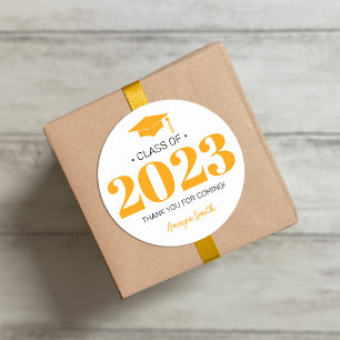 Simple Modern 20__ Graduation Gift Sticker
