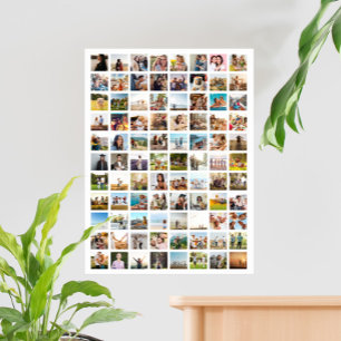 Simple Modern 88 Photo Collage Poster