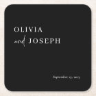 Simple Modern and Minimalist | Black Wedding