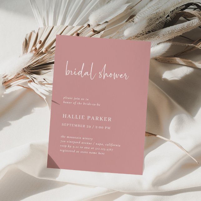 Simple Modern and Minimalist | Bridal Shower Invitation (Creator Uploaded)