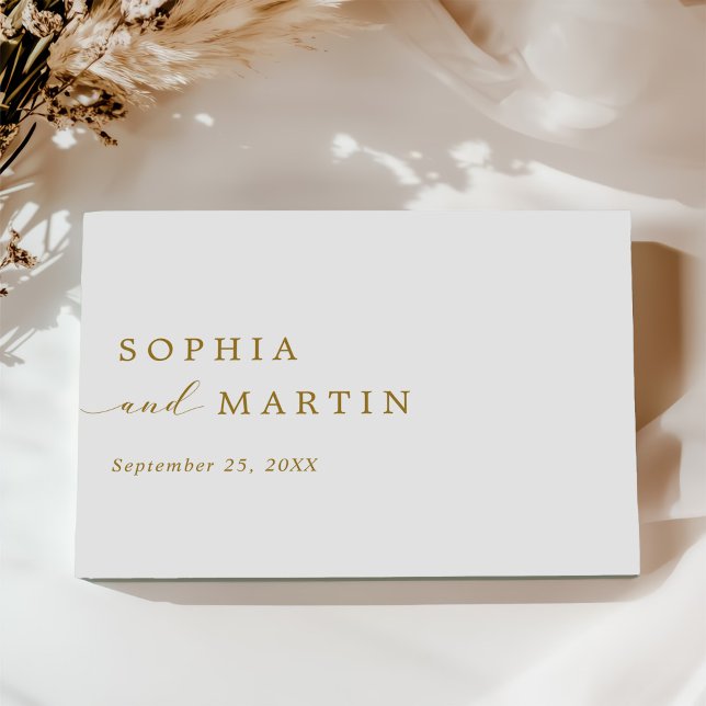 Simple Modern and Minimalist Wedding Guest Book (Creator Uploaded)