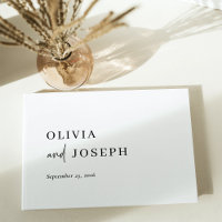 Simple Modern and Minimalist | Wedding