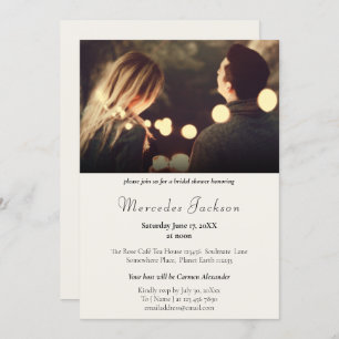 Simple Modern and Stylish With Initial Wedding Invitation