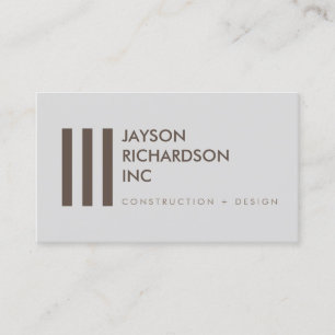 Simple Modern Architecture, Construction, Design 3 Business Card
