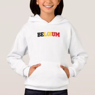Simple Modern Belgium National Flag Apparel