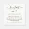 Simple Modern Black Script Fun Fact 1 Wedding