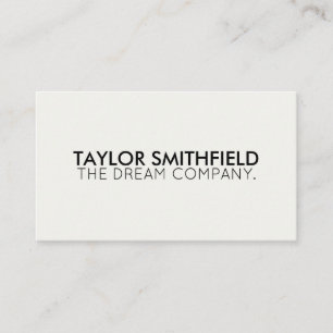 Simple Modern Business Card