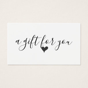 Simple Modern Business Gift Certificate