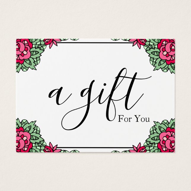Simple & Modern Business Gift Certificate (Front)