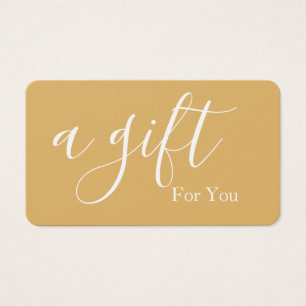Simple & Modern Business Gift Certificate