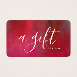 Simple & Modern Business Gift Certificate
